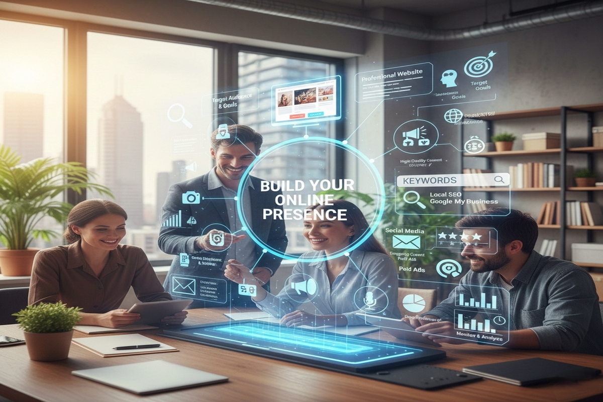 How to Build a Strong Online Presence for Your Small Business cover