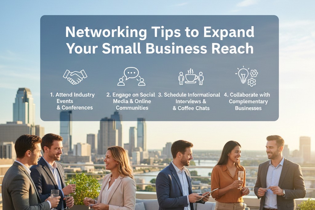 Networking Tips to Expand Your Small Business Reach cover
