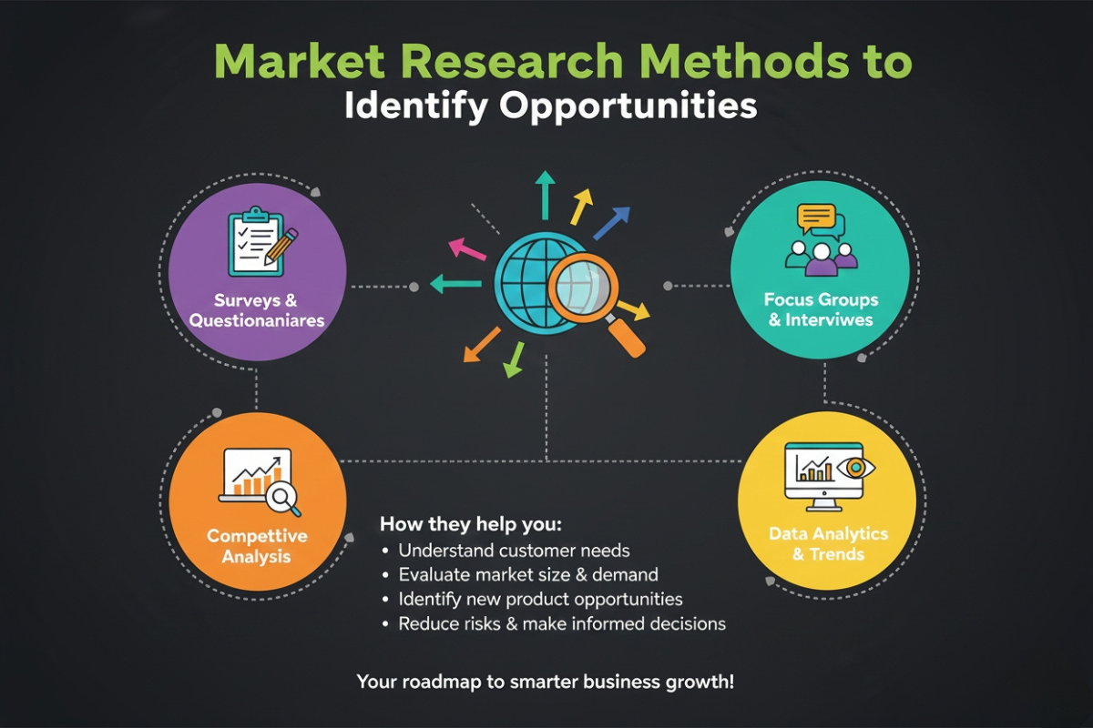 Market Research Methods to Identify Opportunities image
