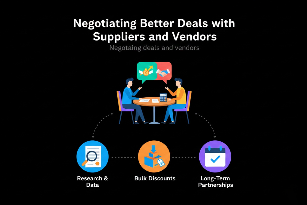 Negotiating Better Deals with Suppliers and Vendors cover
