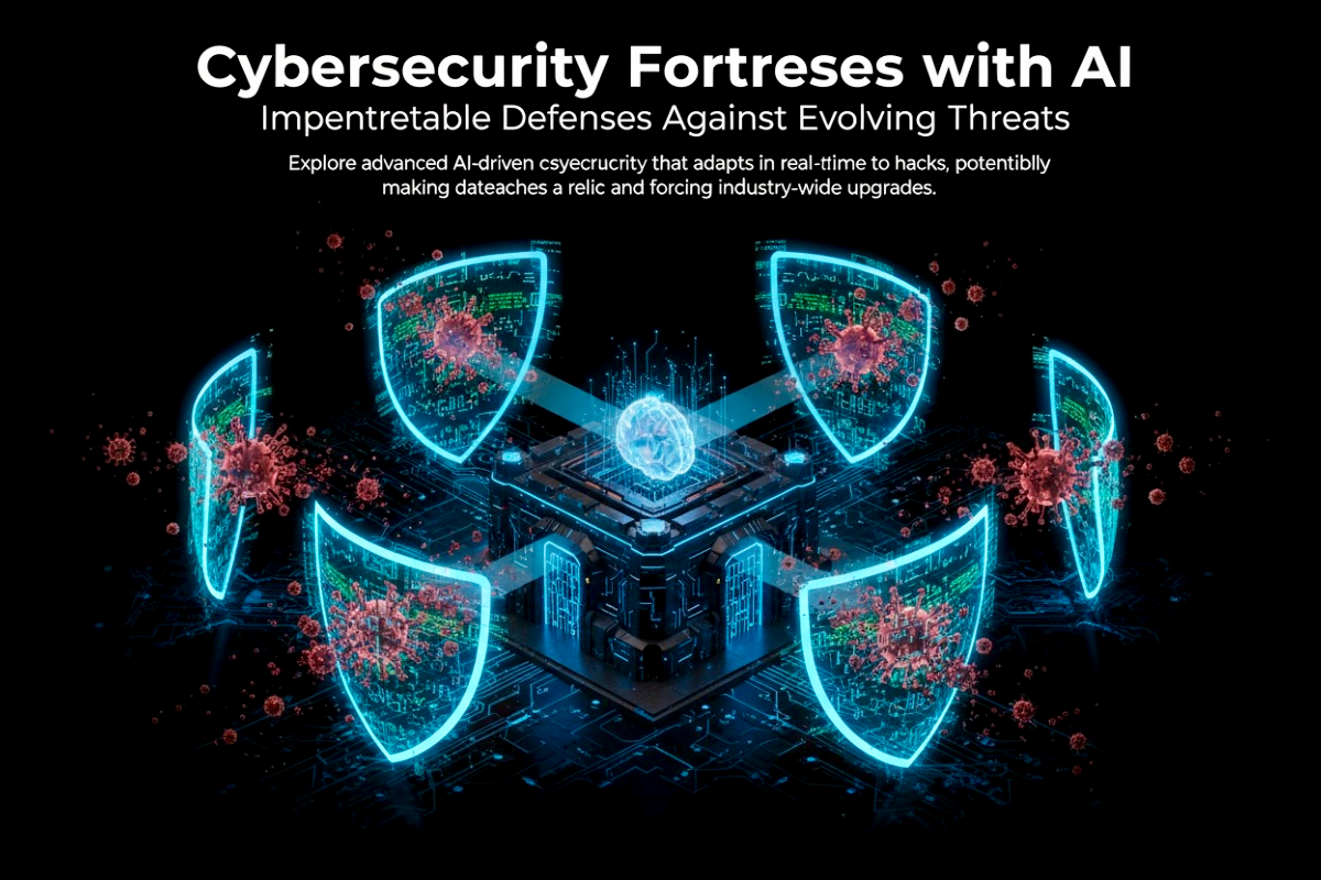 Cybersecurity Fortresses with AI: Impenetrable Defenses Against Evolving Threats cover