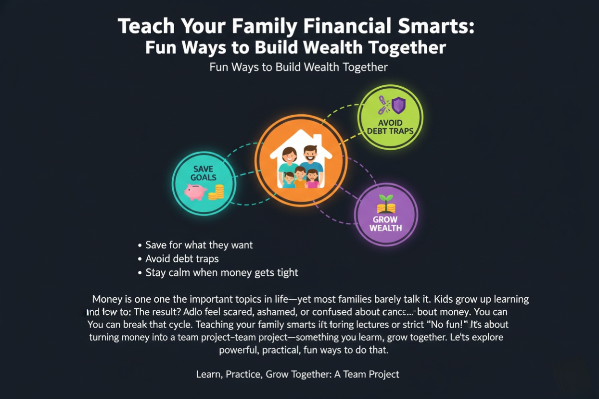 Teach Your Family Financial Smarts: Fun Ways to Build Wealth Together cover