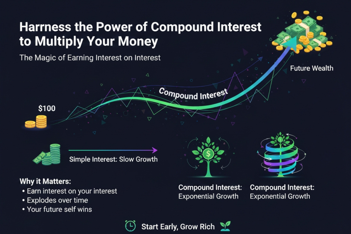 Harness the Power of Compound Interest to Multiply Your Money cover