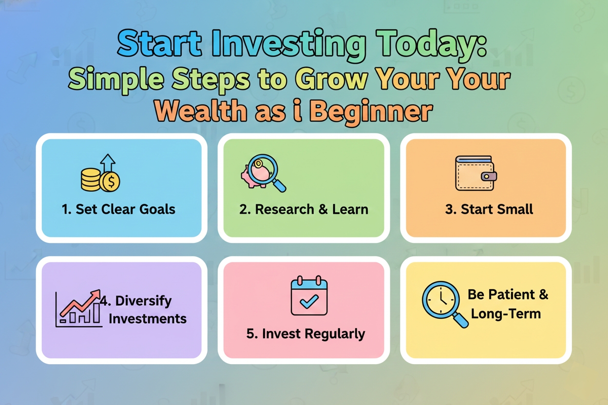 Start Investing Today: Simple Steps to Grow Your Wealth as a Beginner cover